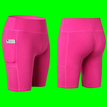All Seasons Yoga Shorts Stretchable With Phone Pocket