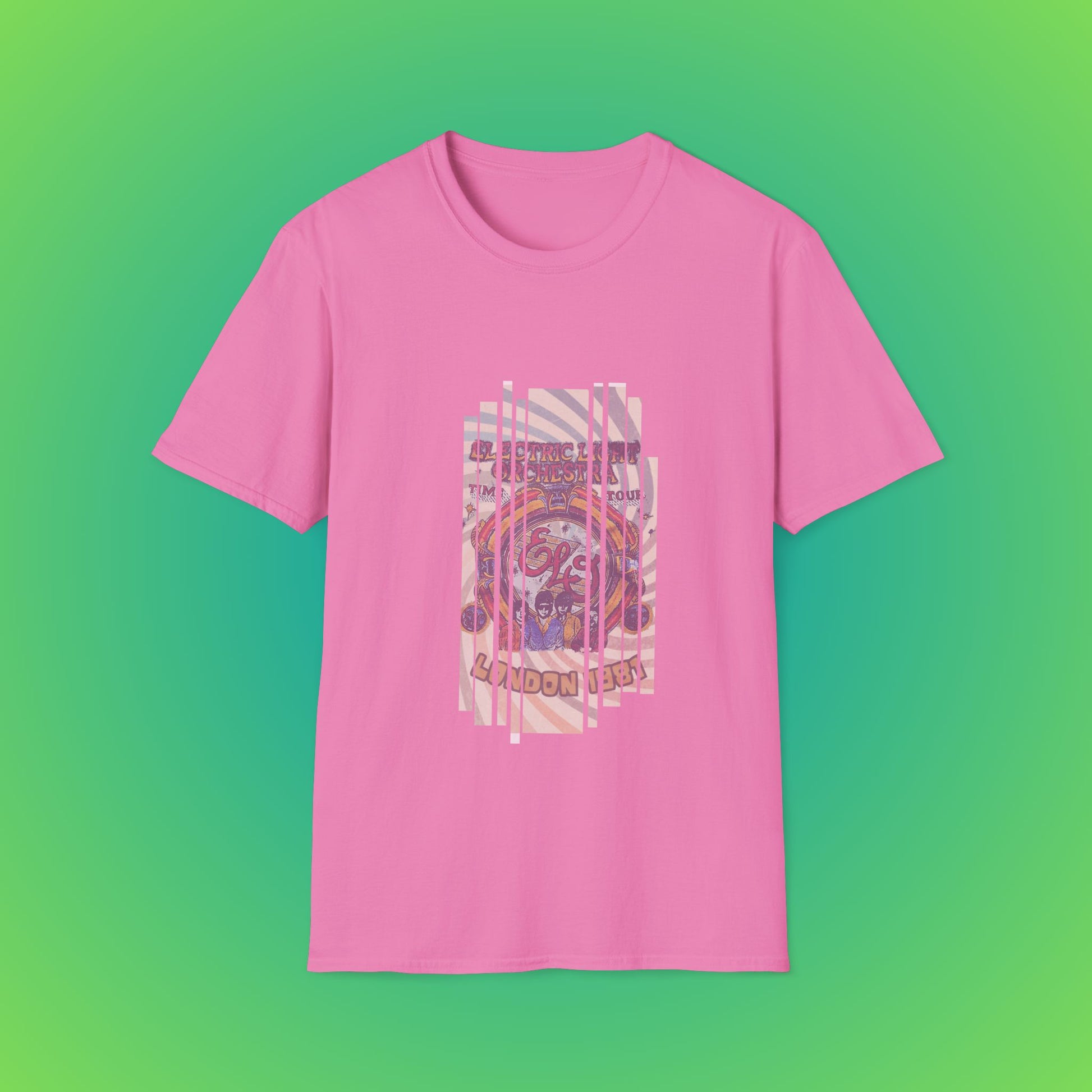 UK ELO Time Tour Unisex Softstyle T-Shirt image 1