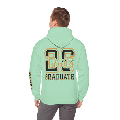 Custom Graduation Hoodie, Unisex Sweatshirt, Senior 2026 Apparel, Celebrate Graduation Day, Gift for Grads