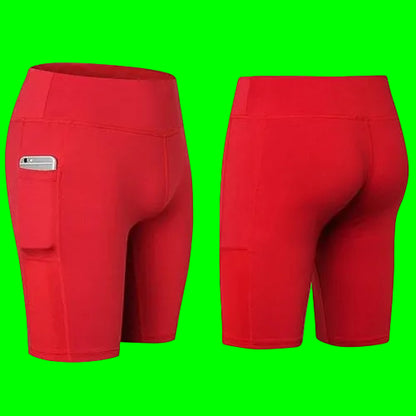All Seasons Yoga Shorts Stretchable With Phone Pocket