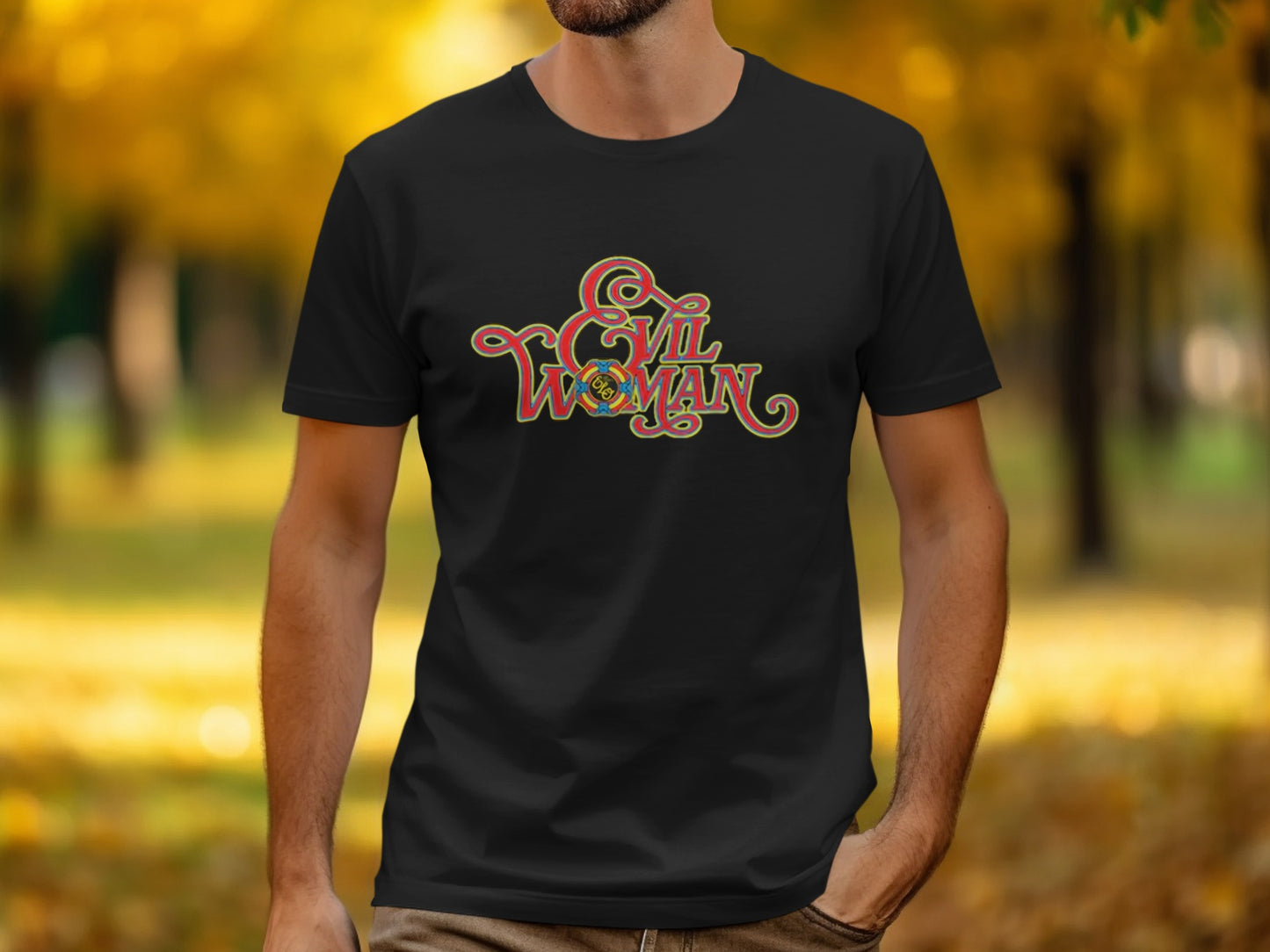 Evil Woman Graphic T-shirt with Stylish Design