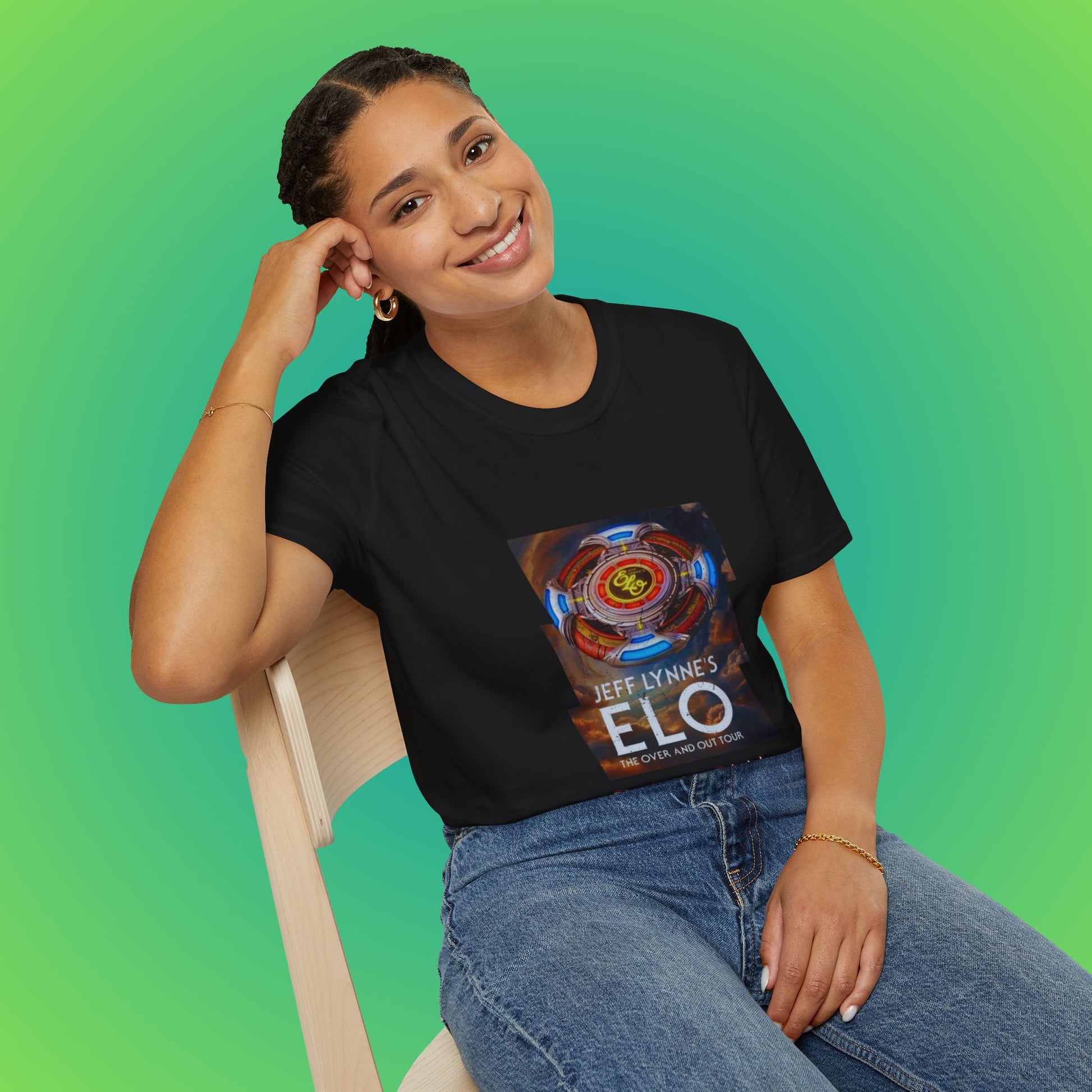 Jeff Lynne's ELO Birmingham 5th Over And Out Tour Shirt image 0