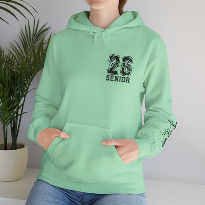 Custom Graduation Hoodie, Unisex Sweatshirt, Senior 2026 Apparel, Celebrate Graduation Day, Gift for Grads