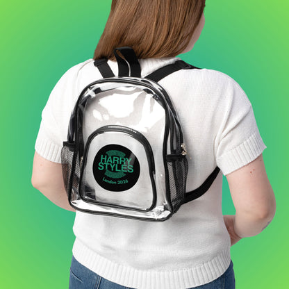 Harry Styles London Tour 2026 Clear Backpack