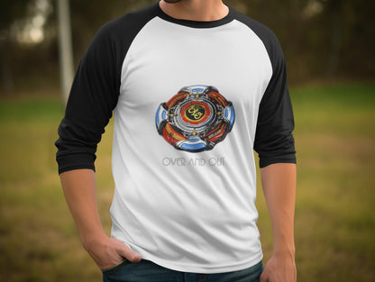 ELO Baseball Tee with 'Over and Out' Design image 5