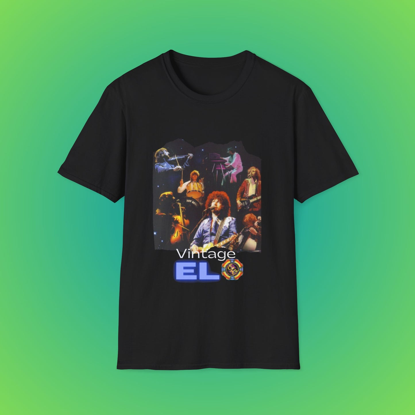 Uk Vintage ELO Unisex Softstyle T-Shirt image 1