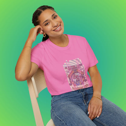 UK ELO Time Tour Unisex Softstyle T-Shirt image 4