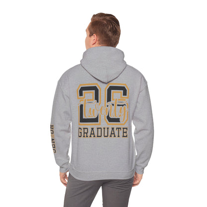 Custom Graduation Hoodie, Unisex Sweatshirt, Senior 2026 Apparel, Celebrate Graduation Day, Gift for Grads