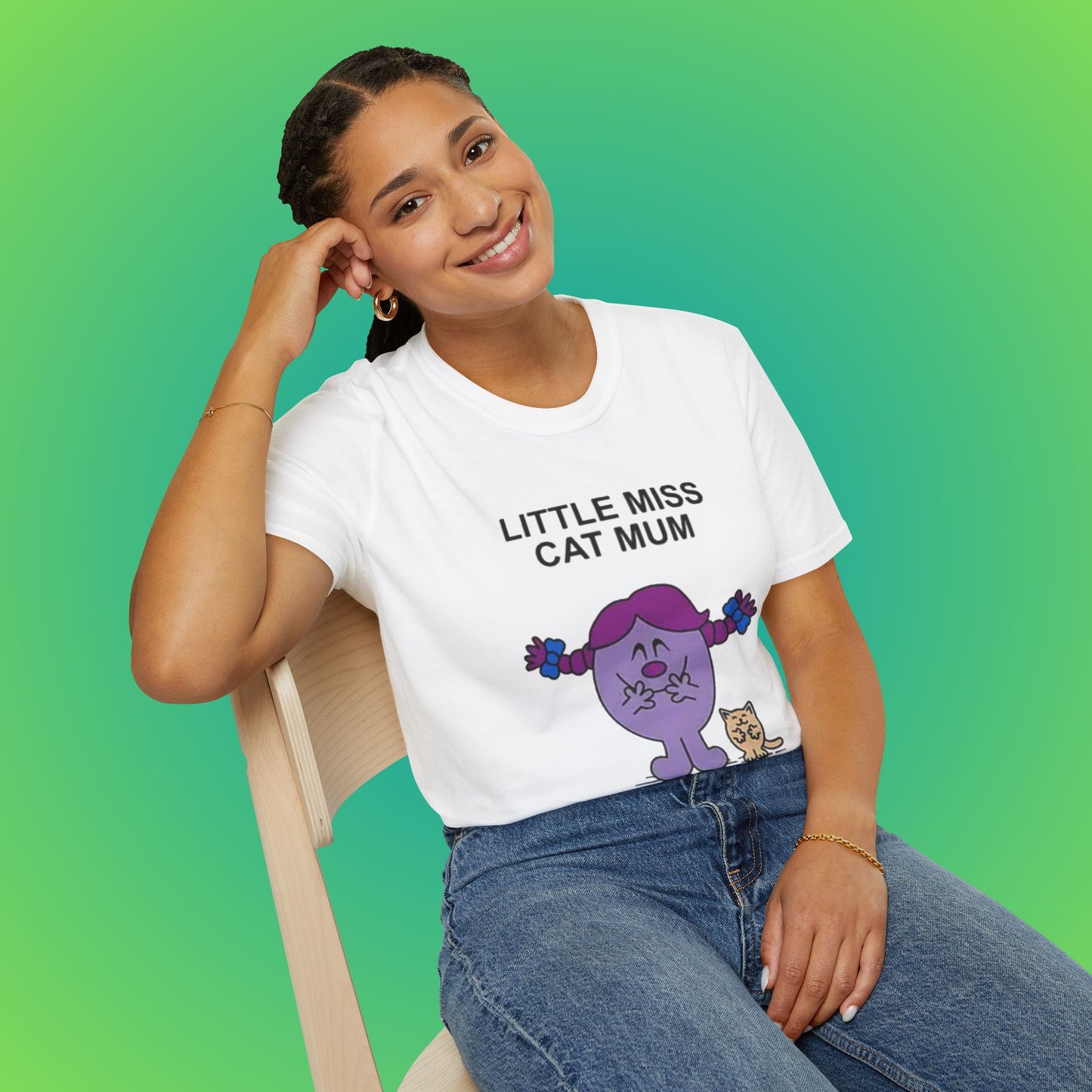 Little Miss Cat Mum T-Shirt
