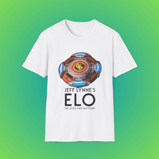 ELO Tour T-Shirt, Unisex Concert Tee, Festival Wear, Music Lover Gift, Vintage Style Tee, Jeff Lynne Merch image 1