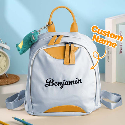 Personalized Name Embroidery Backpack Custom Mini Backpack School Bags Gift for Kids