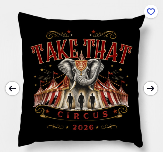 Take That Circus Tour Cushion