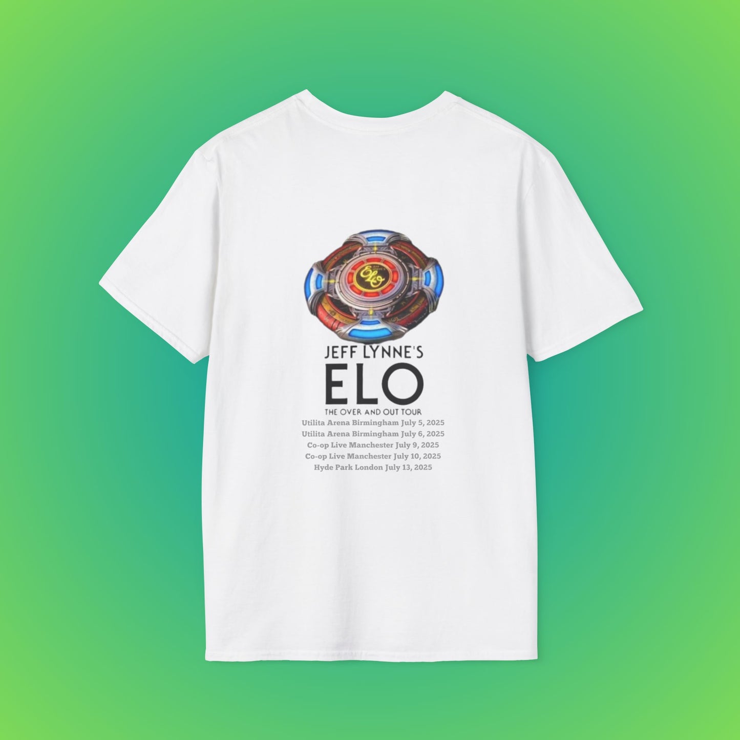 ELO Tour T-Shirt, Unisex Concert Tee, Festival Wear, Music Lover Gift, Vintage Style Tee, Jeff Lynne Merch image 2