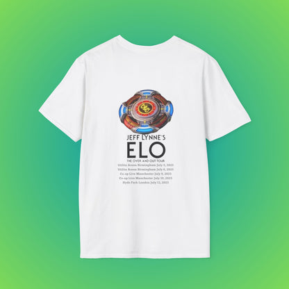 ELO Tour T-Shirt, Unisex Concert Tee, Festival Wear, Music Lover Gift, Vintage Style Tee, Jeff Lynne Merch image 2