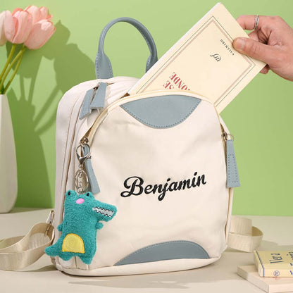 Personalized Name Embroidery Backpack Custom Mini Backpack School Bags Gift for Kids