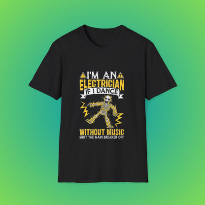 Electrician Funny T-Shirt image 1