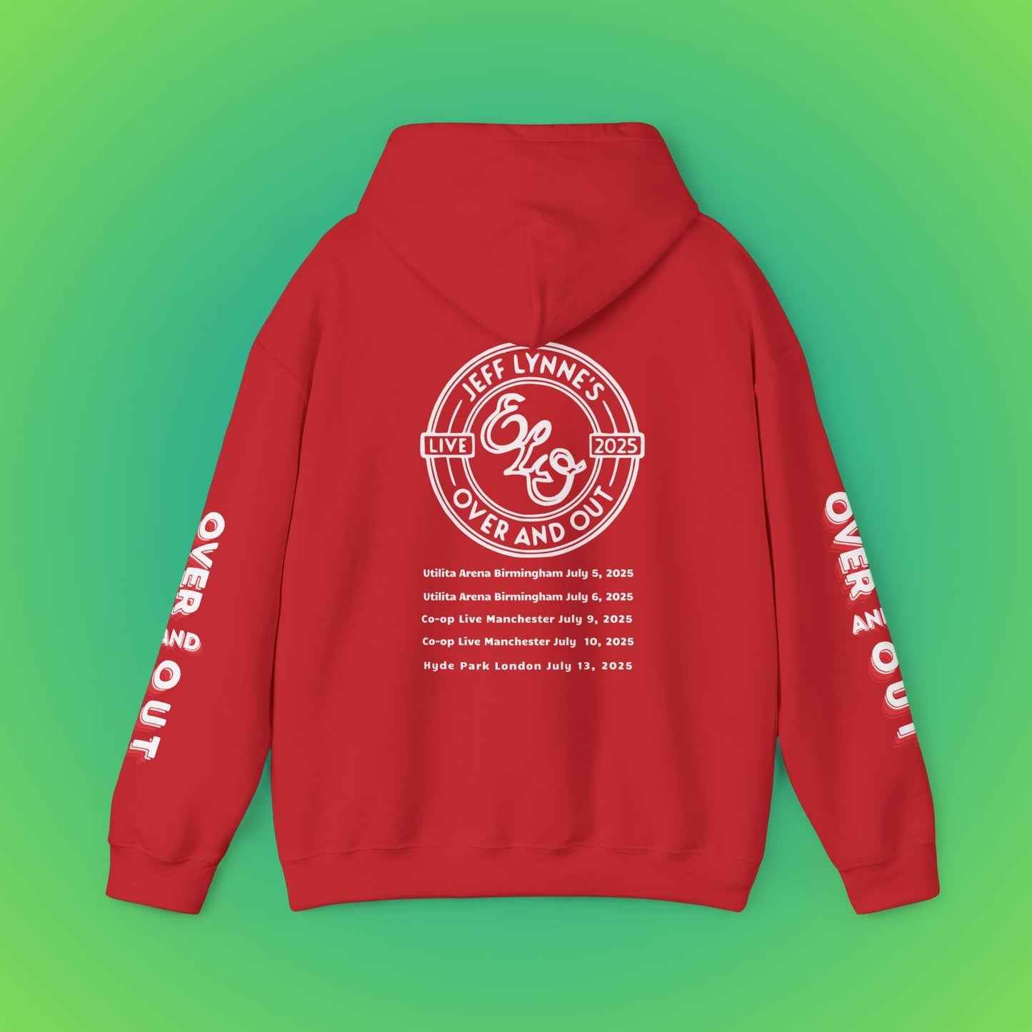 ELO UK Unisex Heavy Blend™ Hooded Sweatshirt - Red, 4XL image