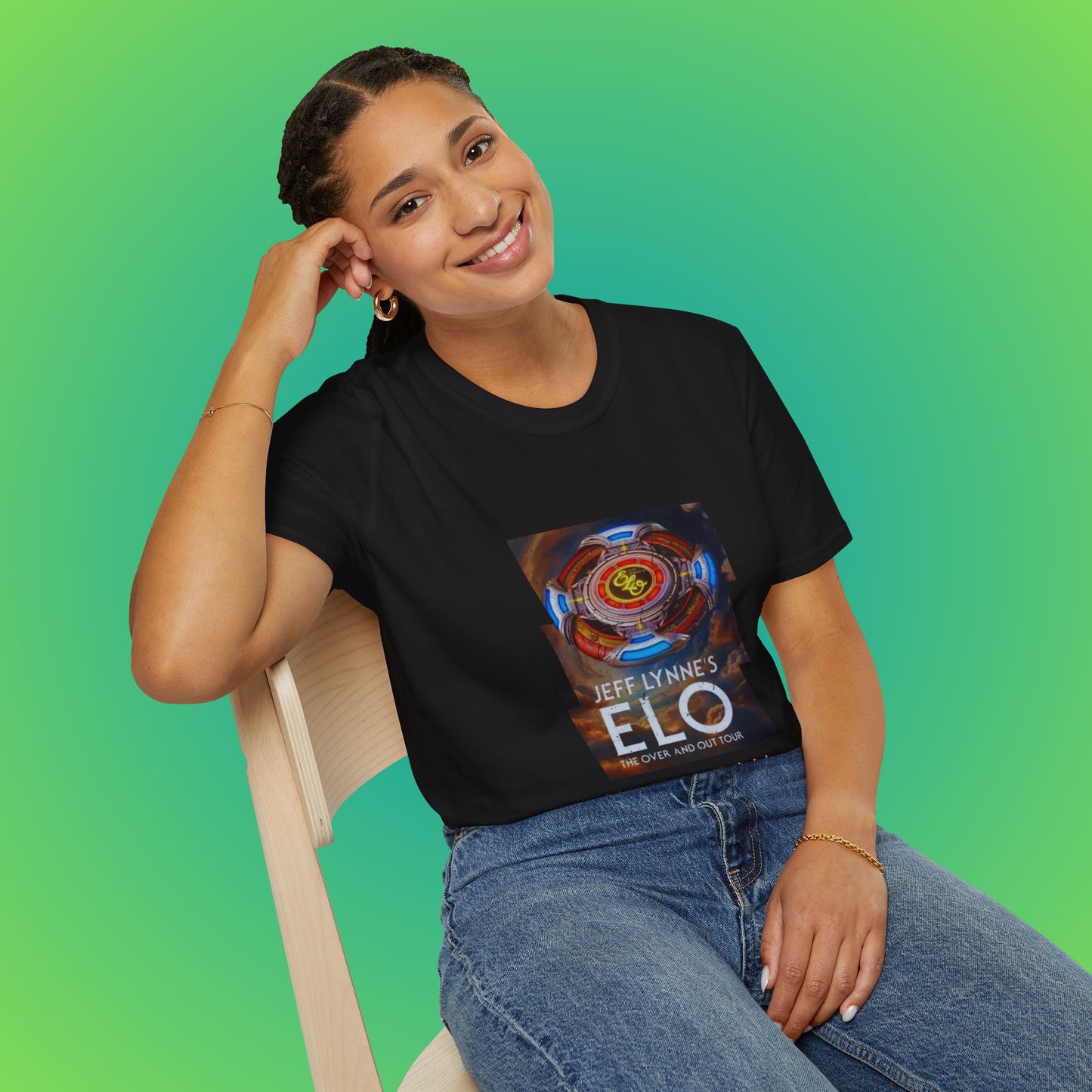 Jeff Lynne's ELO Manchester 10th Over And Out Tour Shirt image 3