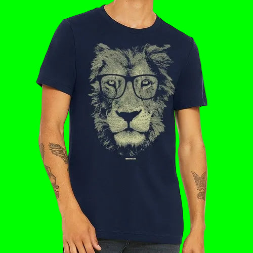 Lion Wearing Glasses