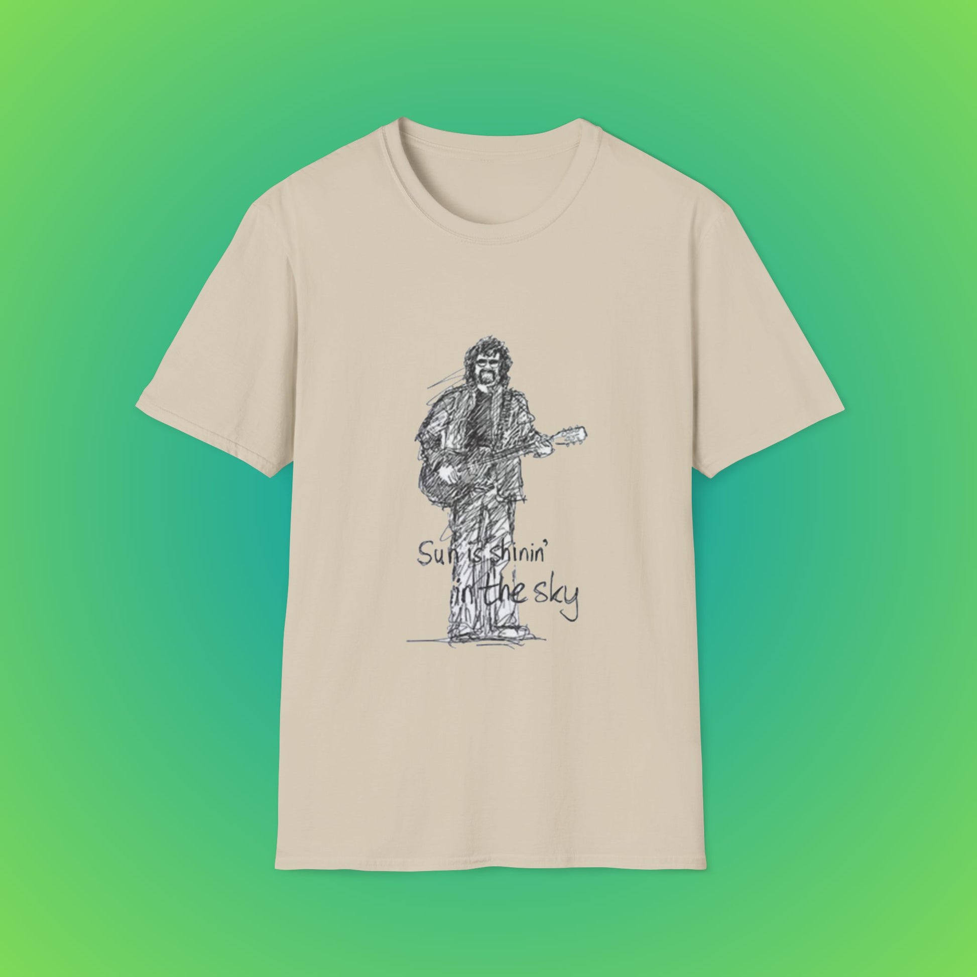Sunshine Music Unisex T-Shirt, Casual Tee, Music Lover Gift, Festival Shirt, Graphic T-Shirt, Summer Top image 1