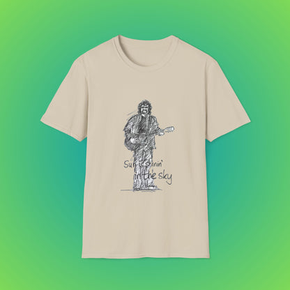 Sunshine Music Unisex T-Shirt, Casual Tee, Music Lover Gift, Festival Shirt, Graphic T-Shirt, Summer Top image 1