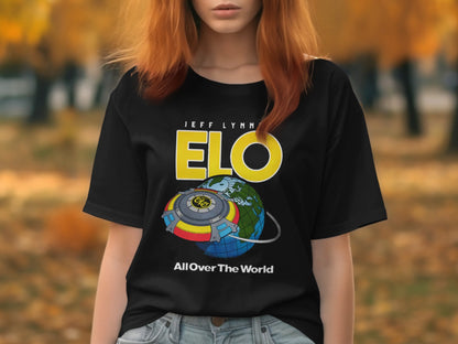Jeff Lynne ELO All Over The World t-shirt