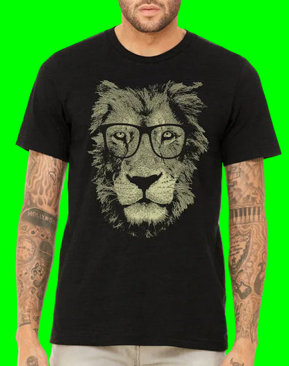 Lion Wearing Glasses