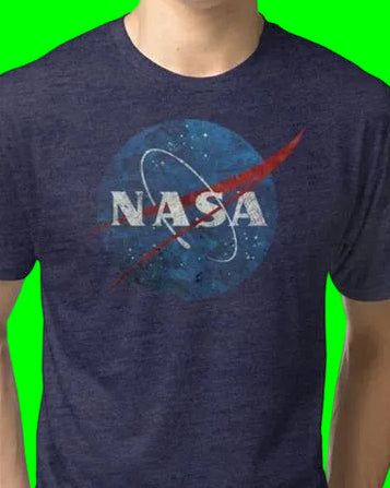 NASA Vintage Emblem Purple T-shirt